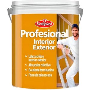 Profesional Int- Ext Pintura Latex 4 Lt Sinteplast Blanco