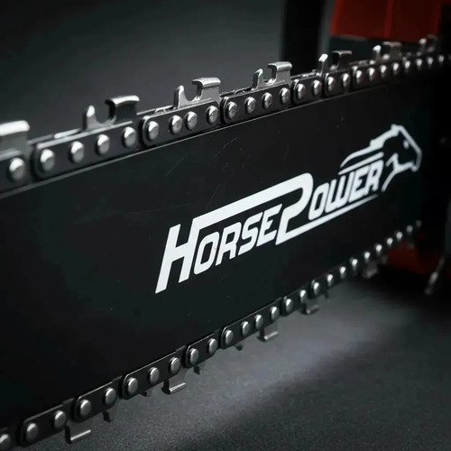 Motosierra Naftera 52cc Espada 20 PLG - Sistema Antivibratorio / Freno De Cadena / Cilindro Cromado Gris Oscuro - Imagen 6