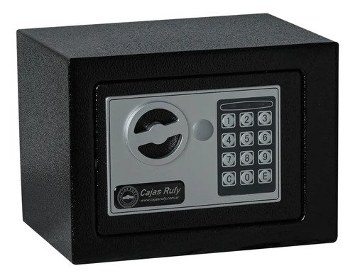 Caja Fuerte Electronica 17x23x17 Cm Digital De Seguridad Negro
