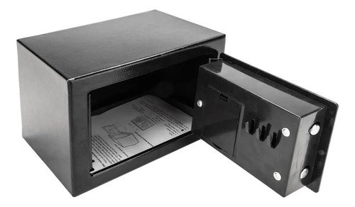 Caja Fuerte De Seguridad Electrónica Codigo Digital Y Llave Color Negro - Imagen 9