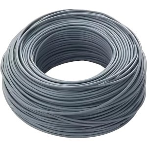 Cable Bajo Plástico Gris 2x6mm² - Rollo 60 Mts - Tyt Gris