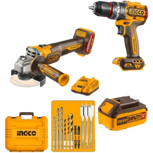 Kit Taladro Atorni Percu 96nm + Amoladora Ingco Cosli241298