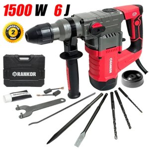 Rotomartillo Industrial Sds-plus Rh150001 1500w 32mm 6j 5kg Rojo 50 - 60 Hz 50 Hz X 60 Hz