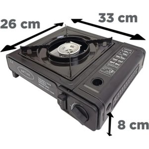 Anafe Gas Portátil Nitya Nt-155b 1 Hornalla Con Valija Camping