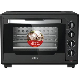 Horno Electrico Enxuta 55lts 2000w Con Accesorios Negro