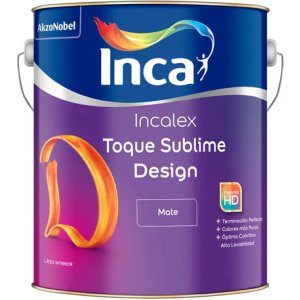 Incalex Toque Sublime Latex Interior Mate 20lts Color Blanco