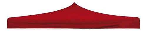 Lona Gazebo 3x3 Reforzada E Impermeable Filtro Uv Color Rojo