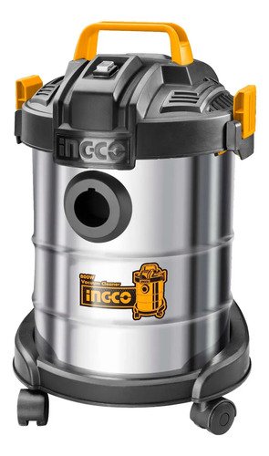 Aspiradora 12lt 800w Seco Humedo Ingco Vc14122 Plateado
