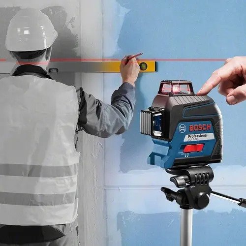 Nivel Láser Bosch Gll 3-80 360° 80 Metros En Maletín - Imagen 3