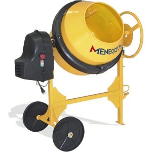 Hormigonera Menegotti Vuelco Amarilla 400l 2hp