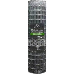 Tejido Malla Electrosoldada Galvanizada Rollo 1.50 X 25 Mts