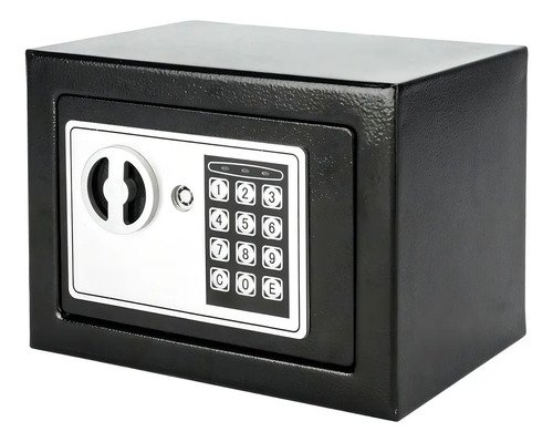 Caja Fuerte De Seguridad Electrónica Codigo Digital Y Llave Color Negro - Imagen 6