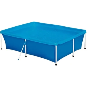 Pileta Estructural Mor 1004 Piscina Infantil Quadrada X 1.87 M De Ancho Azul Liso