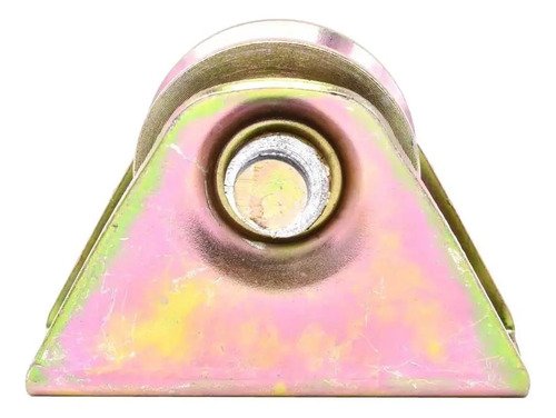 Rueda Para Portón Corredizo De Metal Dorado Lh - Imagen 2