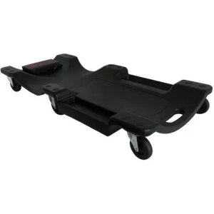 Camilla Mecánico Bgs Diy 6 Ruedas Giratorias 110kg 92cm Negro