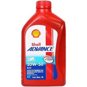 Aceite Shell 20w50 4t Advance Ax3 Mineral Moto