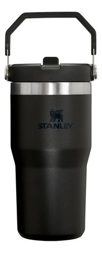 Vaso Térmico Stanley Iceflow Flip Straw Color Negro 591 Ml