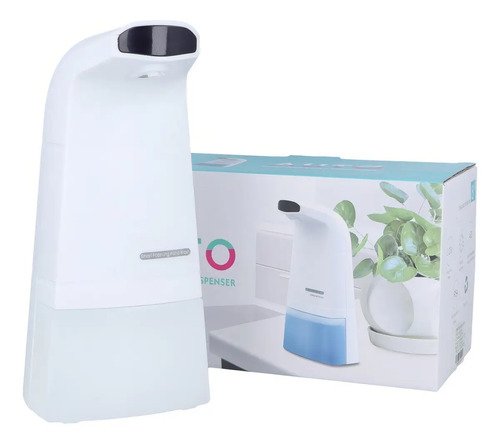 Dispensador Automatico Jabón Liquido Alcohol En Gel Baño Color Blanco - Imagen 2