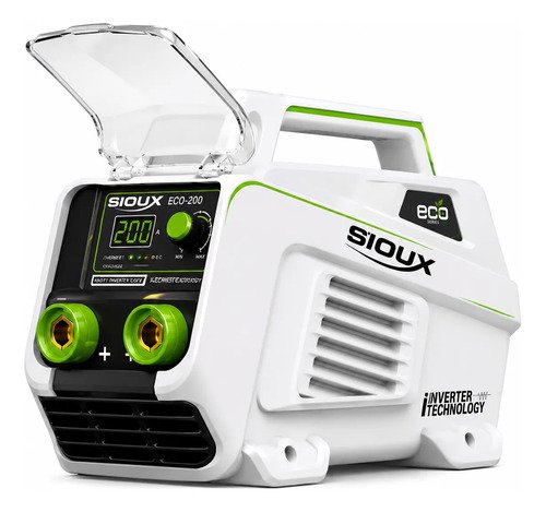 Soldadora Inverter Sioux 200a Electrodo Portátil 220v Blanco