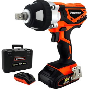 Llave Impacto Bateria Ion Litio 18 V Dowen Pagio 9993139 Naranja 0