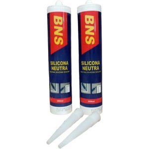 Silicona Neutra Transparente Antihongo 280ml. X4 Pomos