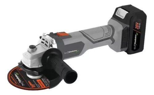 Amoladora Angular Recargable Gladiator Aa815/20c1 115mm Color Gris