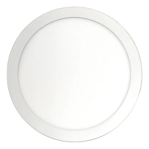 Plafon Techo Foco Sobrepuesto Panel Led Lampara Redondo 18w Luz Blanca Fria Blanco - Imagen 4