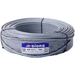 Cable Unifilar Superplastico Csf Diors 3x1 Mm - Cubierta Gris