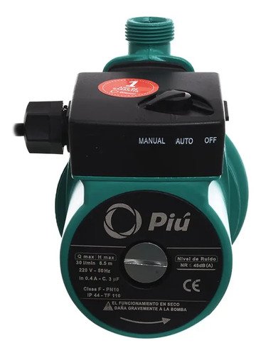 Bomba Presurizadora Automática 330 W Piú - Telecompras Sc - Imagen 5