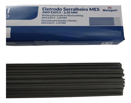 Electrodo Revestido C/acero Modelo: E6013 2,5mm - Caja Con 5kg Gris - Imagen 3