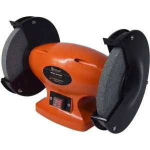 Amoladora De Banco 8'' 1hp Toyaki Tk-eb8 3450 Rpm Naranja Oscuro