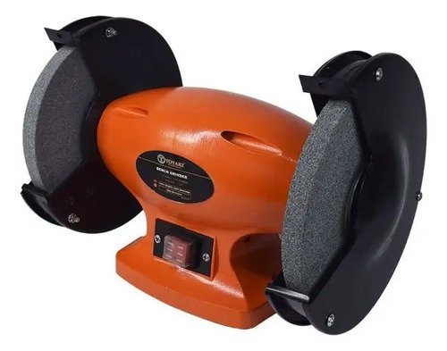 Amoladora De Banco 8'' 1hp Toyaki Tk-eb8 3450 Rpm Naranja Oscuro