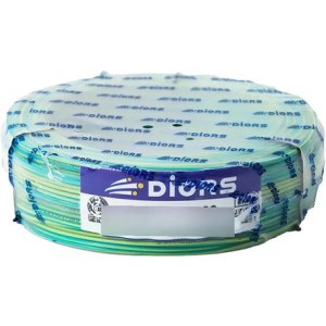 Cable Unifilar Ufex 1mm Diors Pf Cubierta Verde
