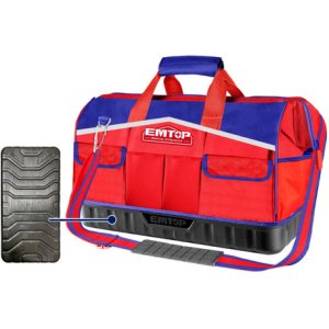 Bolso Para Herramientas Emtop Etbg28244 25kg 24 Base Rigida Rojo