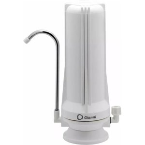 Filtro De Agua Purificador Gianni + Cartucho Carbón Activado Blanco