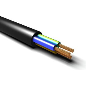 Cable Bajo Goma 3x2 Mm Negro - Precio Por 20mts - Tyt Negro
