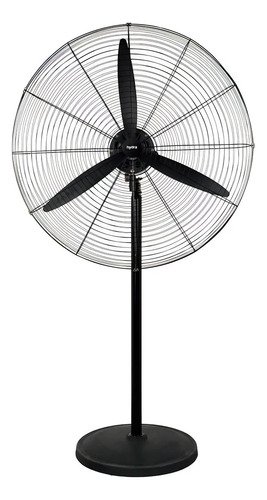 Ventilador Industrial Hydra Pared/pie 2 En 1 76cm 3 Velocidades 76.2 Cm Negro Metal - Imagen 2