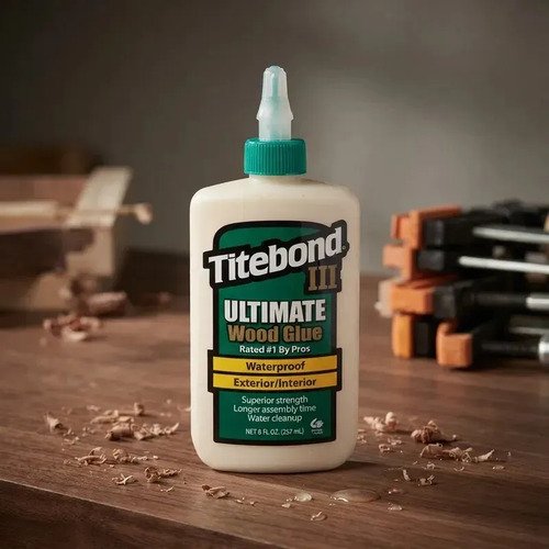 Titebond Iii Ultimate Wood Glue, 8 Onzas Verde Oscuro - Imagen 2