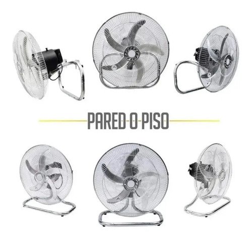 Ventilador 3 En 1 Embassy Fe-18b Aspas Metal Oscilante 18 Plateado 45.72 Cm 5 - Imagen 6