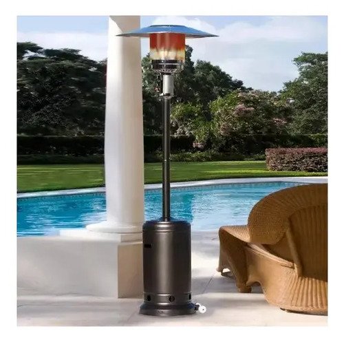 Calefactor Daewoo Estufa Para Exterior Patio A Gas Hongo Negro - Imagen 4