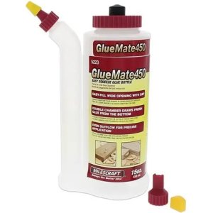 Botella Pegamento Carpintería Milescraft Gluemate450 15oz Blanco