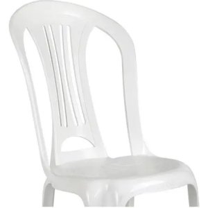 Silla De Plástico Mor Blanca Apilable Para 140 Kg No Aplica