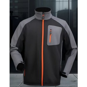 Campera Trabajo En Neopreno Con Polar Neo Safety Negro 24