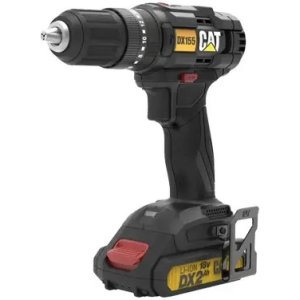 Taladro Cat A Batería 18volt Con Percutor Dx155 Color Negro