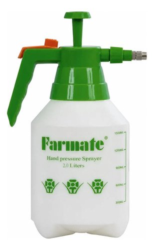 Pulverizador Fumigador Manual Presion 2 Lts -tyt Blanco