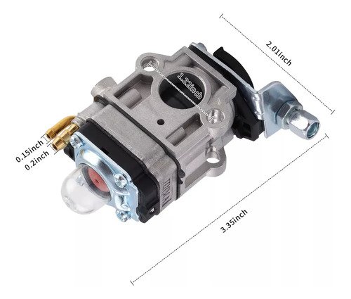 Carburador Para Desbrozadora 52cc, 42cc, 33cc Con Manguera De Sellado ,carburador Para Cortasetos, Desbrozadora, Motosierra - Imagen 2
