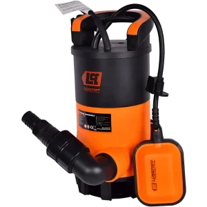 Bomba Sumergible Lusqtoff Pozo Negro Aguas Sucias 1hp 750w Naranja