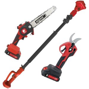 Combo Inalámbrico Motosierra De Altura + Podadora Equus Rojo