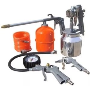 Kit 5 Piezas Multiuso Bta Tools Para Compresor De Aire