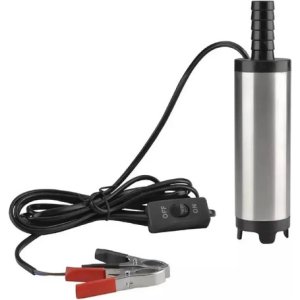 Bomba Trasiego Combustible Agua Nafta Gasoil 12v 51mm Metal